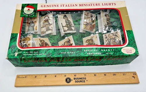 Vintage Santas World Kurt Adler Italian Miniature Angel Lights in Box NRFB Work - Picture 22 of 23