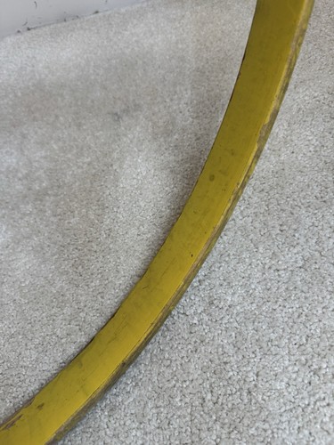 One Vintage 50s Ludwig 28” Bass Drum Hoop - 1 5/8” No Inlay - Yellow - Bild 10 von 10