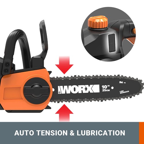 WORX WG322E.1 Akku Kettensäge 20V – Effiziente Holzsäge für Gartenarbeiten - Bild 3 von 6