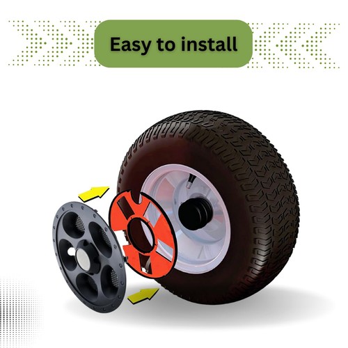 Wheelies Nitro Series - Riding Lawn Mower Tractor Wheel Covers - Snap Fit to ... - Bild 3 von 8