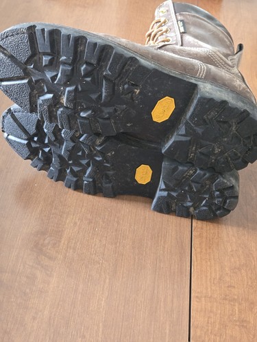 Danner Quarry EE. UU. 8” Botas con cordones para hombre 9,5 D 14510 marrón trabajo Vibram punta de acero - Imagen 10 de 10