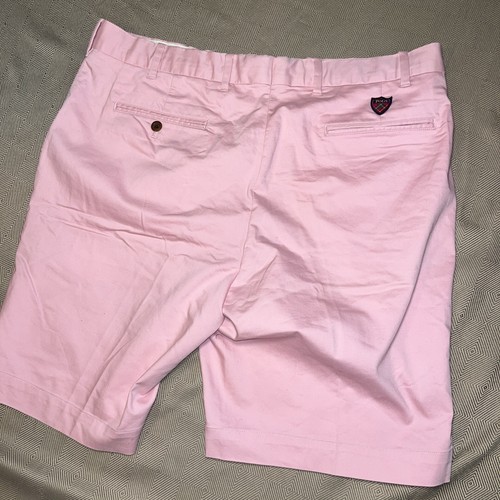 Pantalones Cortos Polo Golf Ralph Lauren Para Hombre 36 Rosa Calce Clásico Algodón Sarga Con Elástico - Imagen 6 de 11