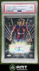 Lamine Yamal RC Auto PSA 9 2023-24 Topps Chrome UEFA CC Black Lazer Barcelona 88