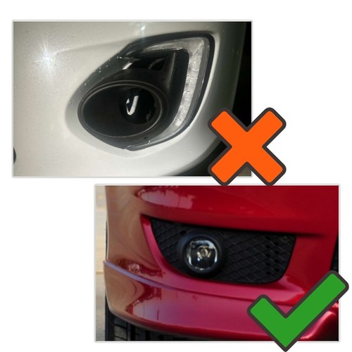 2pcs Front Fog Light Lamp For Mitsubishi Lancer CJ EVO 2007-2015 Colt 2004-2012 - Picture 2 of 13