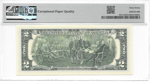 2017A Cleveland $2 FRN (DA Block) PMG 67 EPQ Superb Gem Uncirculated - Picture 2 of 24