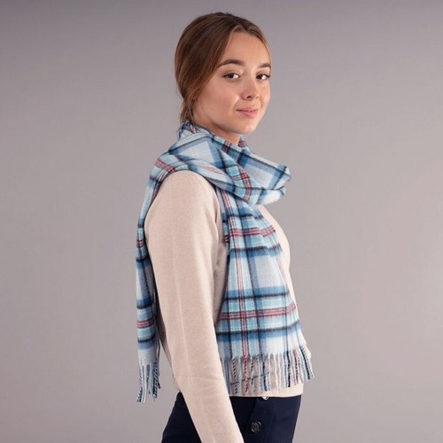 Diana, Princess of Wales Memorial Tartan Cashmere Scarf Locharron Made Scotland - Picture 3 of 5