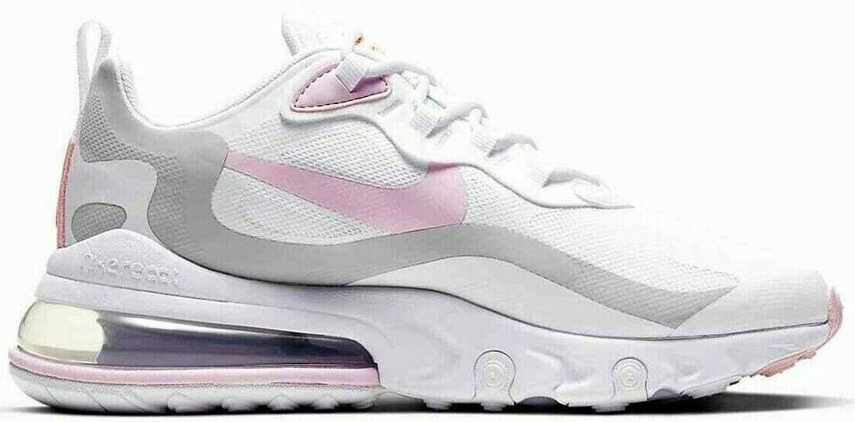 Nike Air Max 270 React ホワイト/ピンク（185） Nike Air Max 270 React White Pink Foam W for sale | eBay