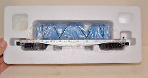 SHELL FUEL TANK New In Box O Scale SANTA FE Flat Car With Load