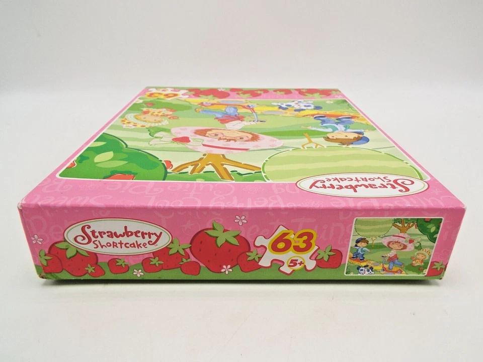 Strawberry Shortcake "Berry Fun" Roseart 63-piece jigsaw puzzle  2005  NEW - Image 4 of 4