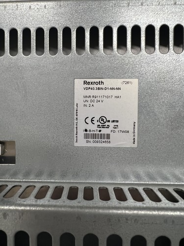 Rexroth IndraControl V Control Panel VDP40.3BIN-D1-NN-NN - Picture 4 of 5