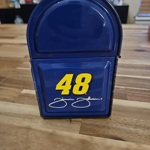 NASCAR Jimmie Johnson #48 Flag/Vintage Metal Lunchbox Lowes Hendrick 2007 - Picture 4 of 7