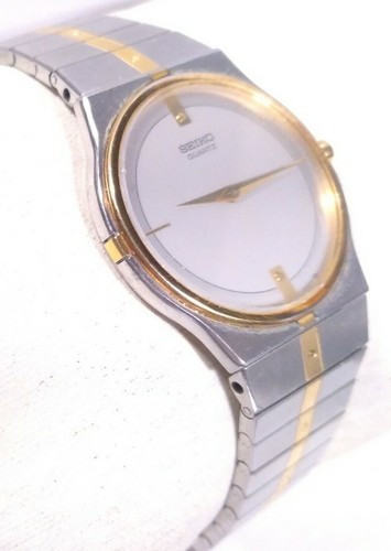 Men Vintage Seiko Watch 9020-6013 Silver Gold Bracelet Band Rare Vintage 5j 1983 - Picture 11 of 12