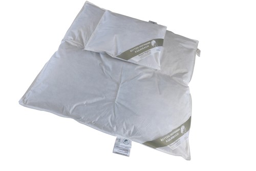 Betten Hofmann SET Baby Ganzjahres Daunendecke Bettdecke 80x80 + 35x40 100% Daun - Bild 4 von 9