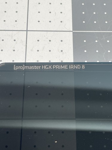 Promaster HGX Prime 100mm x 100mm IRND 8 Neutral Density ND Filter - Picture 2 of 2