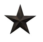 Vintage Farmhouse Antique Black Barn Star Primitive Rustic 3.5" 12" 18" 24"