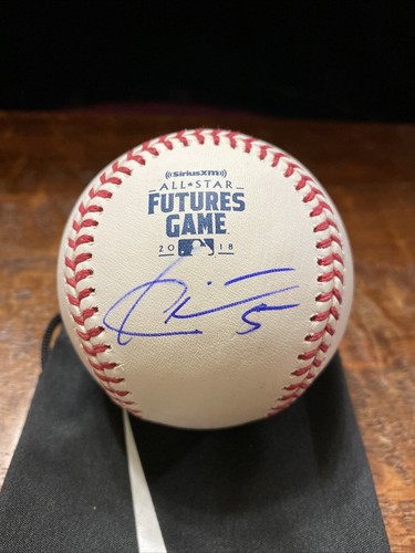Carter Kieboom Signed 2018 Futures Game Baseball PSA DNA Coa Nationals - Picture 1 of 4