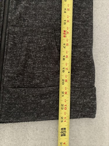 Hippie Rose Women Gray Zip Up Hoodie XS - Picture 5 of 6