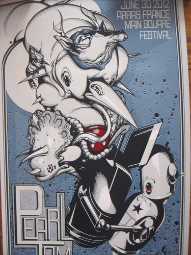 PEARL JAM POSTER ARRAS FRANCE FESTIVAL 2012 CRAOLA SIMKINS JOHNNY RODRIGUEZ - Bild 6 von 7