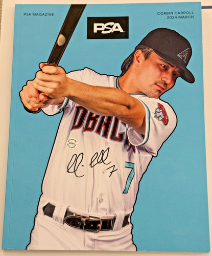 Corbin Carroll Signed 2024 Spring Training (Scottsdale) Autographed PSA Magazine - Picture 2 of 5