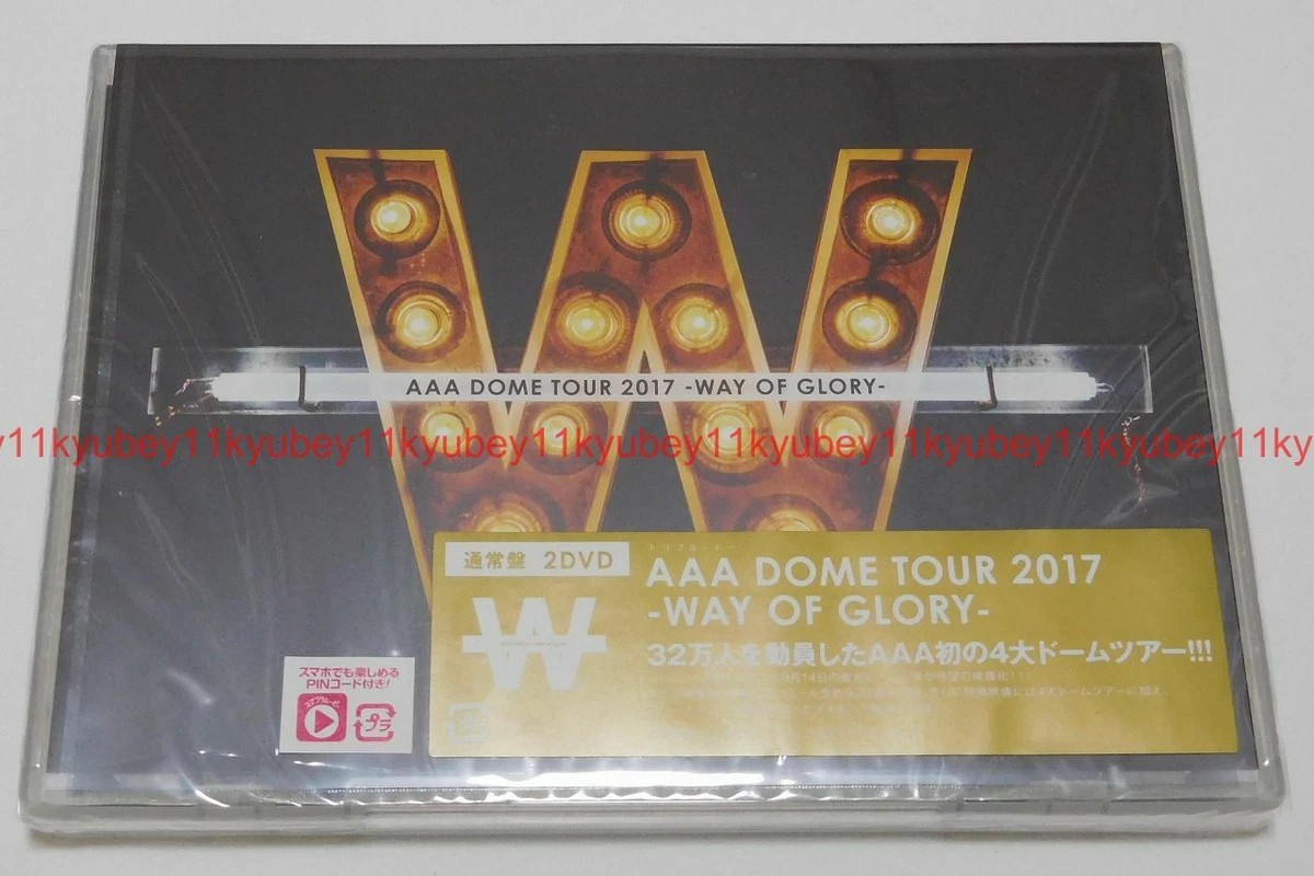 New AAA DOME TOUR 2017 WAY OF GLORY DVD Japan AVBD-92606
