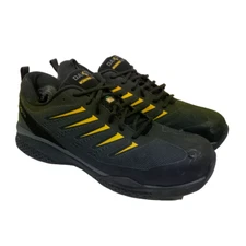 DAKOTA Men's Alum. Toe Comp Plate 3619 Quad Comfort Work Shoes Black/Yellow 14M