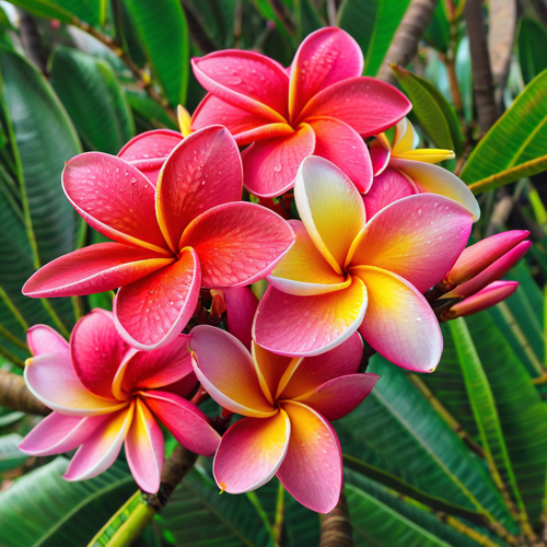 5 Orange Pink Plumeria Seeds Plants Flower Hawaiian Flowers Perennial Seed - Picture 6 of 24