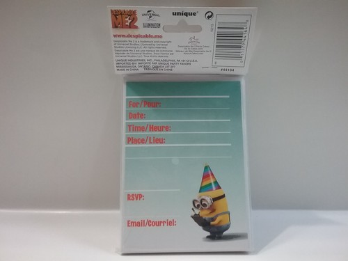 Birthday Invitations and More 1 Pack is 8 Cards Each - Picture 11 of 32