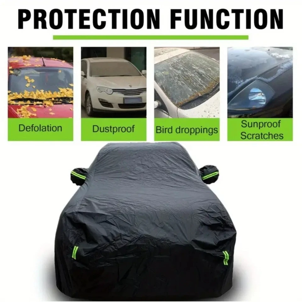 XXL SUV Car Cover Outdoor Waterproof Dust UV Protection For Cadillac Escalade - Image 3 of 4