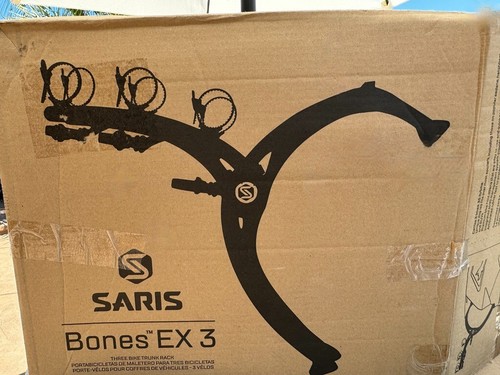 Portabicicletas Saris, Bones EX Portabicicletas Maletero Coche, Soportes 3 Bicicletas, Negro - Imagen 6 de 10