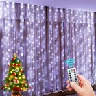 300 LED Curtain Lights String 3m*3m USB Powered Waterproof Twinkle Wall Lights