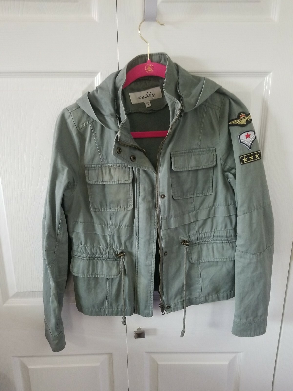Sebby Military Style Jacket Size M 