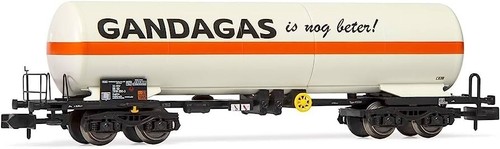 Arnold HN6420 Vagón Cisterna A Bogies Librea Blanca "Gandagas", Escala N 1/160 - Imagen 4 de 6