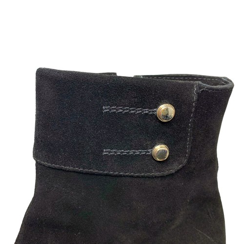 La CANADIENNE Mila Womens Size 11 Black Suede Waterproof Zip Ankle Boots - Picture 5 of 11