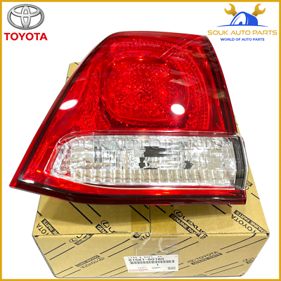 81581-60180 Genuine Toyota LENS AND BODY, REAR LAMP, RH 8158160180