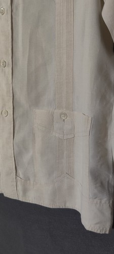 Camicia Guayabera vintage rara e autentica dal negozio El Encanto a L'Avana Cuba - Foto 3 di 14