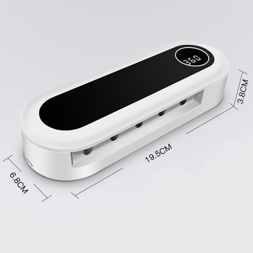 Cordless Wall Mounted Toothbrush Sanitizer Holder Timer UV 5 Toothbrush Slots - Picture 7 of 7