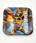 New Transformers Birthday Party Plates 7 IN 8 Pack Paper Tableware Kids Dessert 