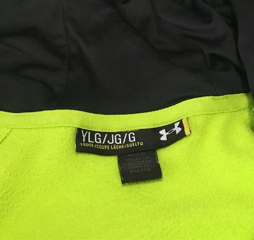 Under Armour Boys Large Yellow Hoodie - Picture 3 of 6