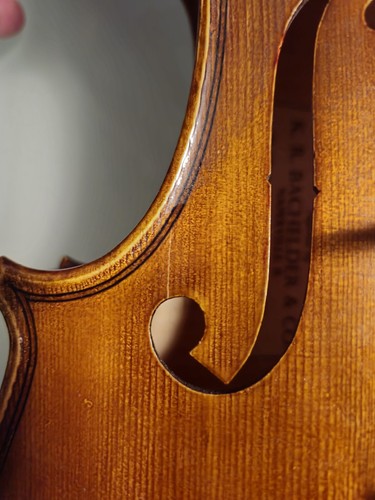 Violin Imported By K.R. Bachelder & Co Model B500 999ser #990508-2With 2 bows - Picture 22 of 24