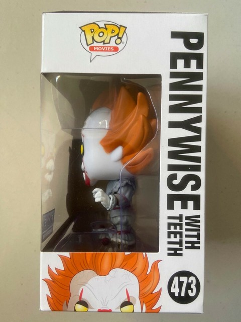 Funko Pop FYE Exclusive PENNYWISE WITH TEETH #473 Steven King's IT Movie | eBay