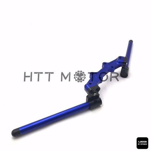 Clip-On Adapter Plate & Handlebars Set For Yamaha MT-07 FZ-07 2014-2017 Blue - Picture 11 of 12