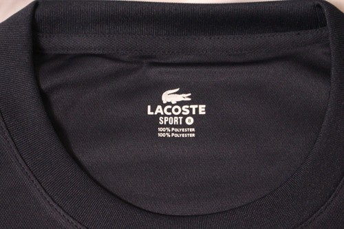 Lacoste Sport T-Shirt Mens Size 8/3XL Crocodile Navy Blue Short Sleeve Tee NWOT - Picture 4 of 6