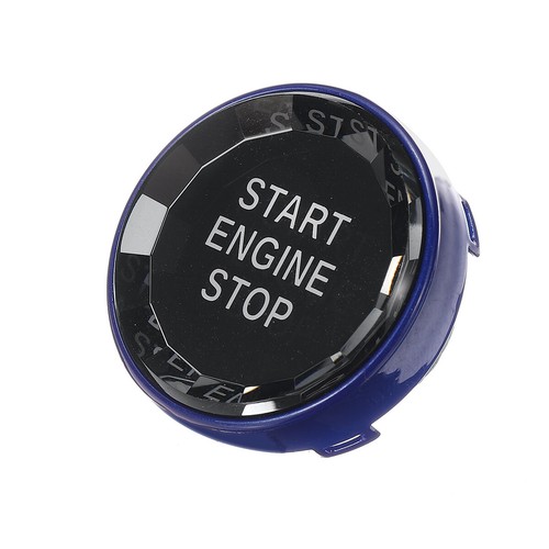 BLAU Start Stop Knopf für BMW E90 E91 E92 E93 E60 E70 E71 E83 E84 E87 E89 Neu - Bild 3 von 6