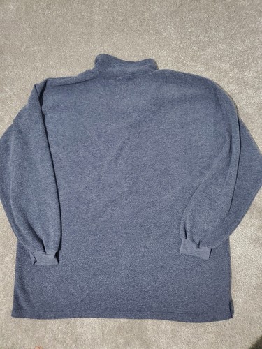 VTG Walt Disney World Mens 1/4 Zip Pullover Fleece Size XXL Gray Made In USA - Picture 5 of 7