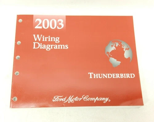 2003 Ford Thunderbird Original Factory Wiring Diagrams Shop Manual #F4 