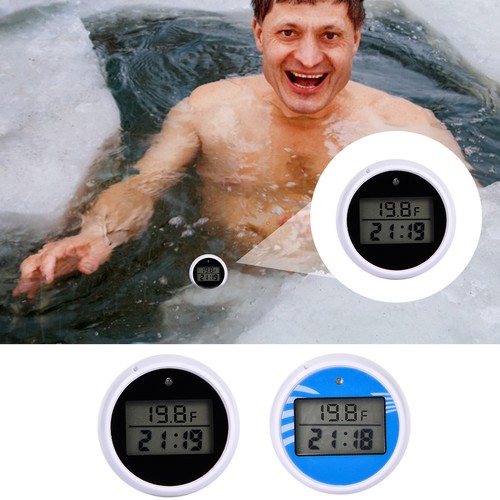 Water Thermometer for Ice Bath, Waterproof Ice Bath Thermometer Timer, Floating - Picture 4 of 15