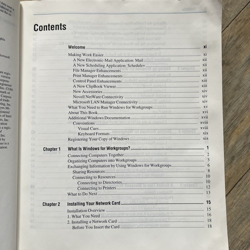 Microsoft Windows For Workgroups Users Guide Getting Started Books Version 3.1 - Picture 10 of 14
