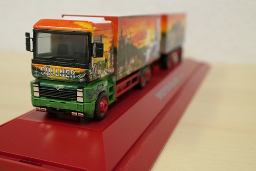 Herpa 1:87- Renault Magnum Getränkekoffer-Hängerzug "Spedition Söllner / EKU" K7 - Bild 3 von 4