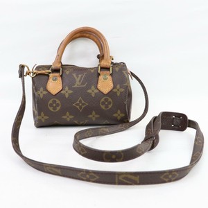 Details About Authentic Louis Vuitton Hand Bag Mini Sdy M41534 Browns Monogram 378583