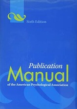 Publication Manual of the American Psychological Association®